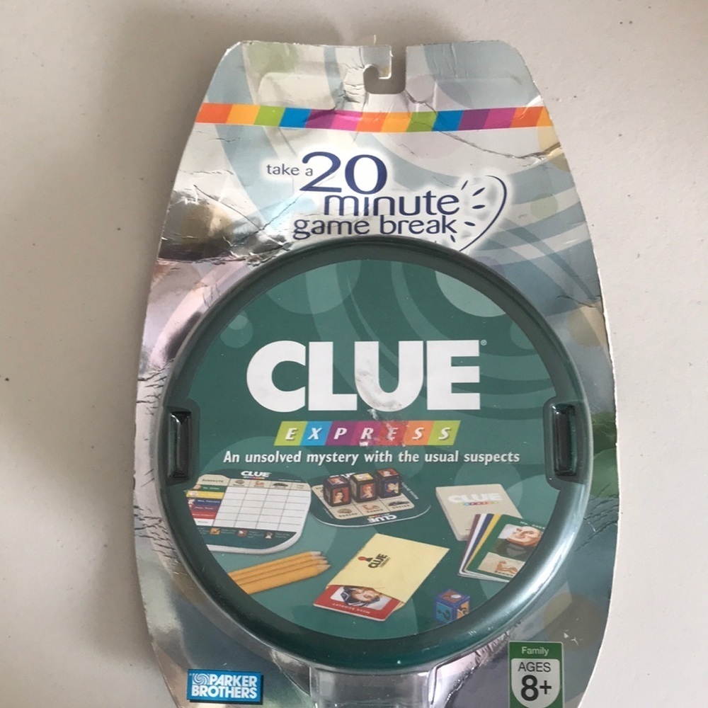 Clue Express 20 minute game break nib
